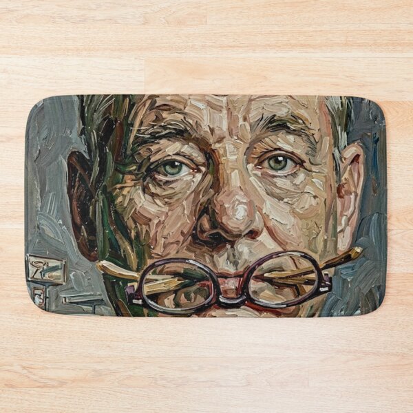 Item preview, The King of Deadpan: Bill Murray Spectacles Impasto Portrait designed and sold by Art's Diner.