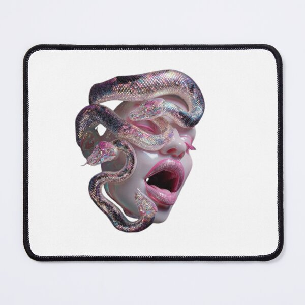 Item preview, Iridescent Medusa Glam Portrait designed and sold by Pelikanu12.