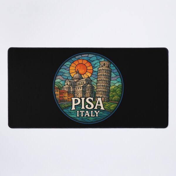 Item preview, Pisa Italy Stained Glass Travel designed and sold by TomFrontierArt.