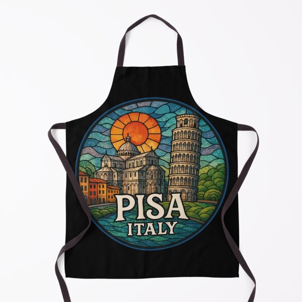 Item preview, Pisa Italy Stained Glass Travel designed and sold by TomFrontierArt.