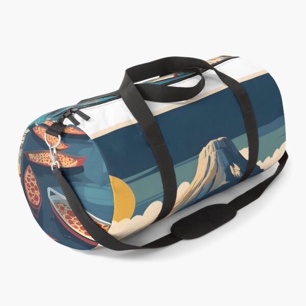 Item preview, Naples Vesuvius Vintage Travel Poster Italy pizza belli designed and sold by MapSoul.