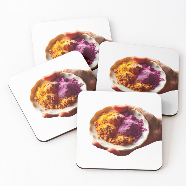Item preview, Holi Tradition – Orange & Purple Powder Mix designed and sold by Teewave-Ashish.