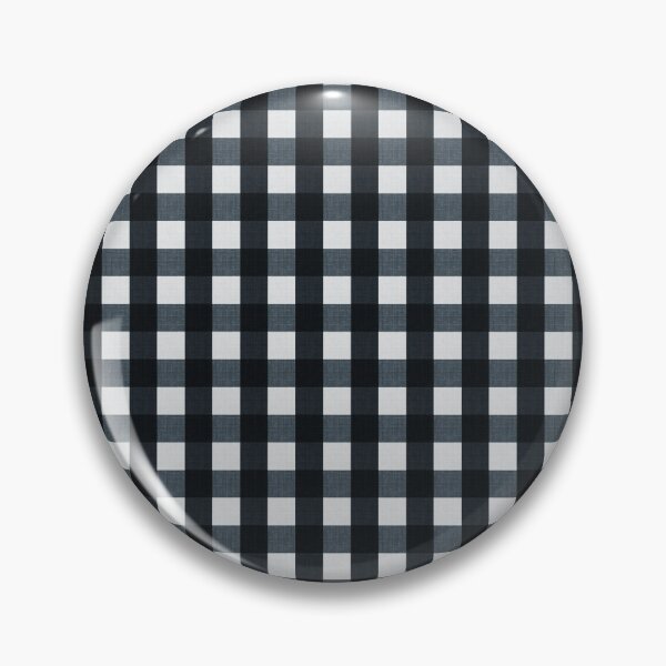Item preview, Minimalist Black and Charcoal grey Gingham designed and sold by Zaya_art.
