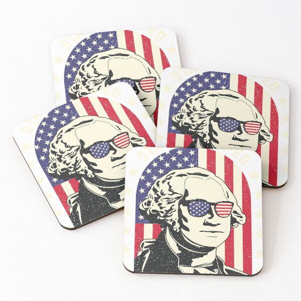 Item preview, Stay strapped or get clapped George Washington 4th of July designed and sold by Teeinno.