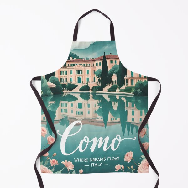 Item preview, Lake Como Dreamy Romantic Travel Poster Italy lago di como designed and sold by MapSoul.