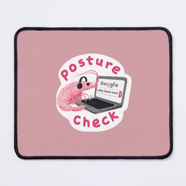 Item preview, Posture Check Pink Shrimp Meme designed and sold by WickedStarlet.
