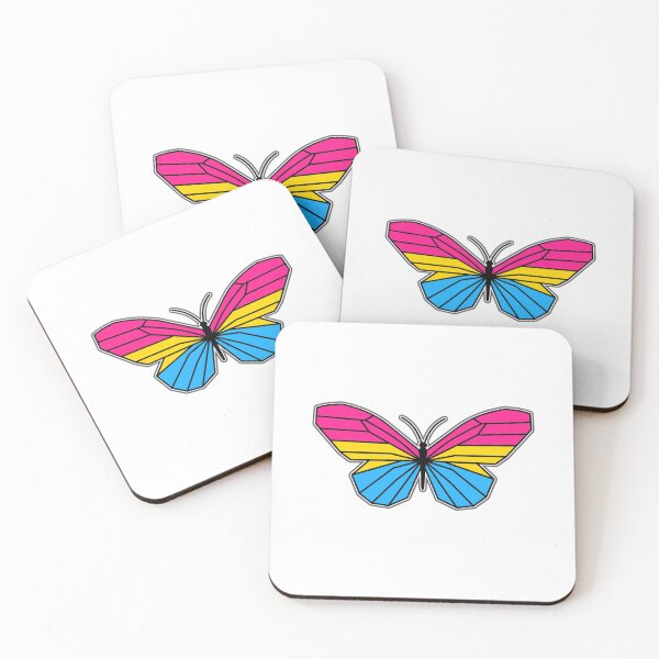 Item preview, Pansexual Flag Butterfly designed and sold by ProgressiveDesignsUK.