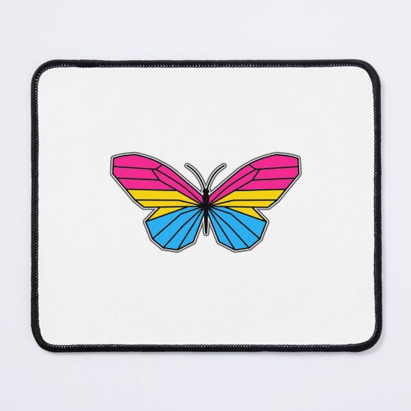 Item preview, Pansexual Flag Butterfly designed and sold by ProgressiveDesignsUK.