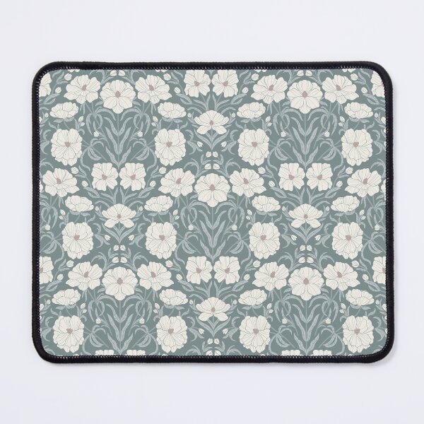 Item preview, Green Retro Boho flowers - cottagecore peonies - Pastel Floral designed and sold by sorbetedelimon.