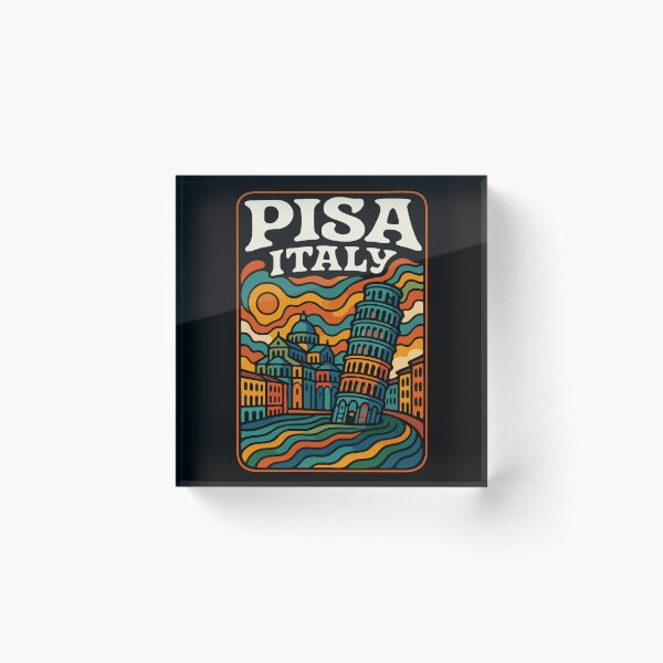 Item preview, Pisa Italy Trippy Art designed and sold by TomFrontierArt.