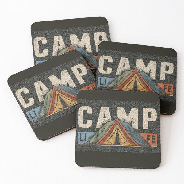 Item preview, Gray camp life design designed and sold by anytka.