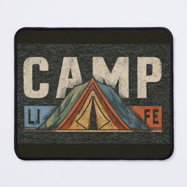 Item preview, Gray camp life design designed and sold by anytka.