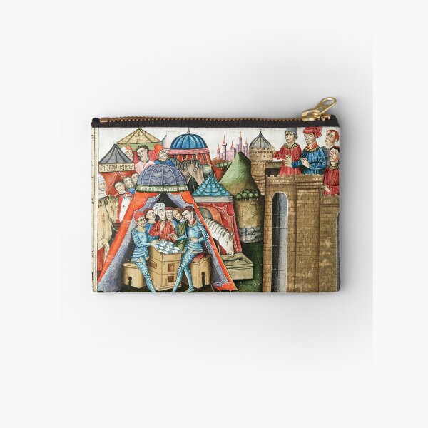 Item preview, Knight Cifar Watches the Enemy Camp Play Chess ,Arthurian Legends Medieval Miniature designed and sold by BulganLumini.