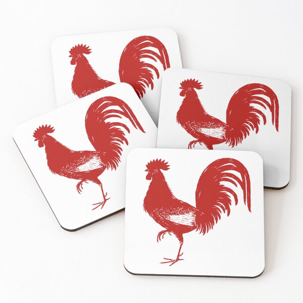 Item preview, Rooster Silhouette Vintage Vector Illustration Farm Chicken Design for Rustic Decor and Country Living Lovers designed and sold by RickE.