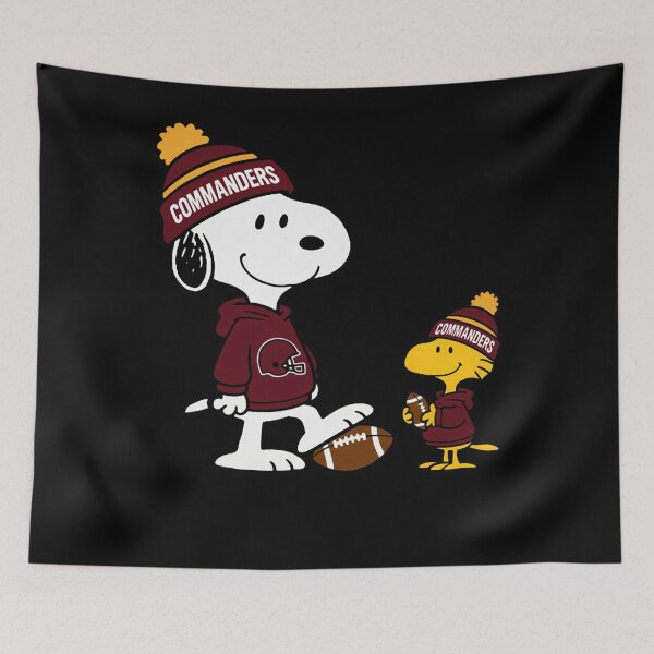 Item preview, Washington Commanders - Snoopy &amp; Woodstock Football Style M019  designed and sold by Maroddi.