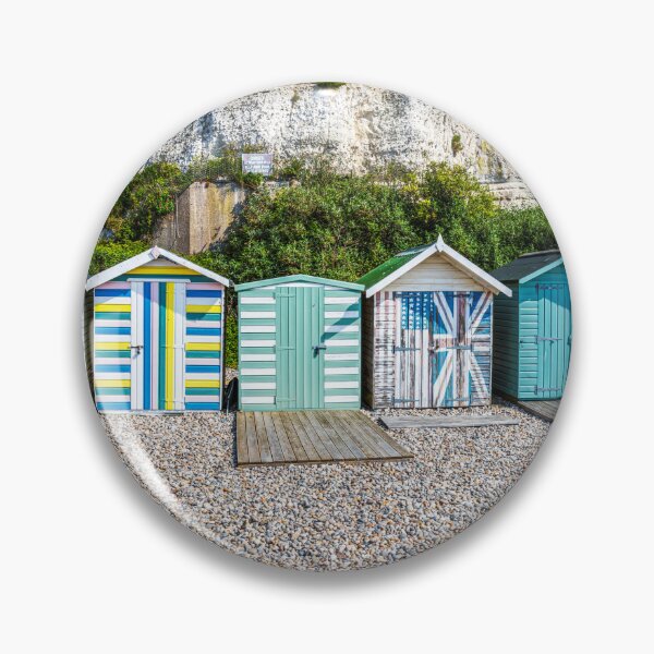Item preview, Beach Huts on the Shoreline in Beer, Devon designed and sold by Paul Thompson Photography.