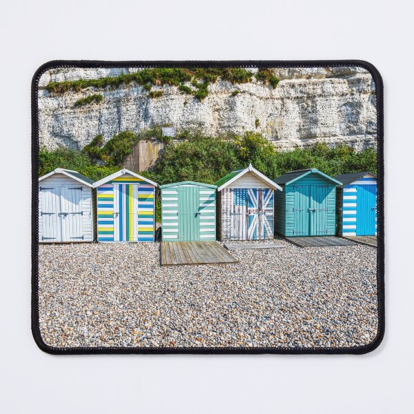 Item preview, Beach Huts on the Shoreline in Beer, Devon designed and sold by Paul Thompson Photography.