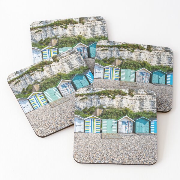 Item preview, Beach Huts on the Shoreline in Beer, Devon designed and sold by Paul Thompson Photography.