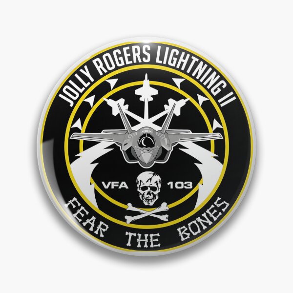 Item preview, VFA-103 Jolly Rogers F-35 Lightning II Military Emblem designed and sold by CharlieDesings.