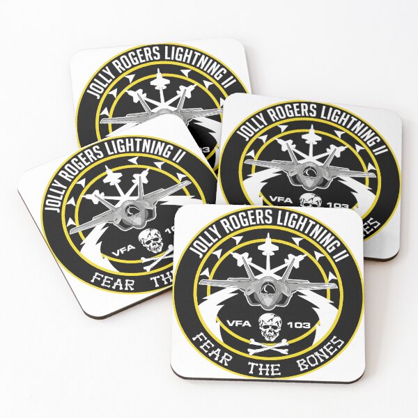 Item preview, VFA-103 Jolly Rogers F-35 Lightning II Military Emblem designed and sold by CharlieDesings.