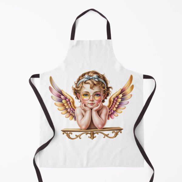 Item preview, Sweet Spectacles Cherub - Retro Celestial Angel Art designed and sold by ChristianLife.