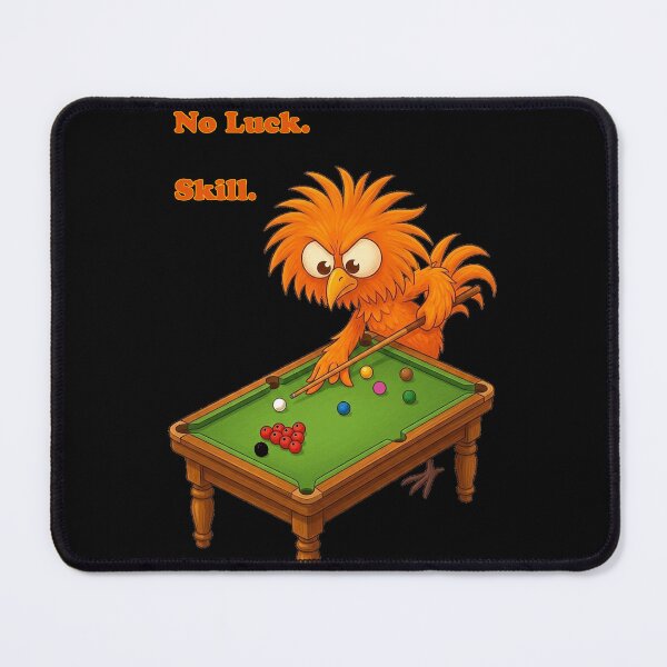 Item preview, Snooker Birdi Illustration – Snooker Birdi Sports - Funny Sports Animal - smallbirdart designed and sold by smallbirdart.