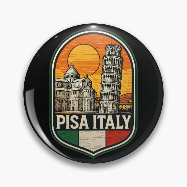 Item preview, Pisa Italy Retro Vintage Europe designed and sold by TomFrontierArt.