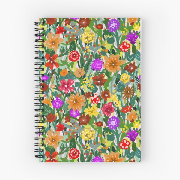 Item preview, Bright Bold Maximal Chaotic Flower Meadow Pattern designed and sold by rnmarts.