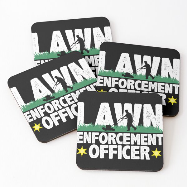 Item preview, Lawn Enforcement Officer Funny Gardening Mowing Lover Gift Lawn Mover Design designed and sold by BoostedandBroke.
