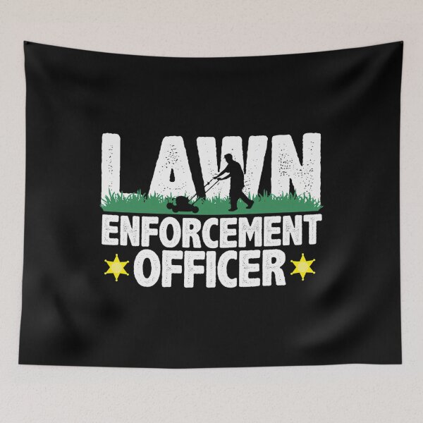 Item preview, Lawn Enforcement Officer Funny Gardening Mowing Lover Gift Lawn Mover Design designed and sold by BoostedandBroke.