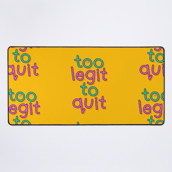 Item preview, too legit to quit designed and sold by PINC RABBIT.