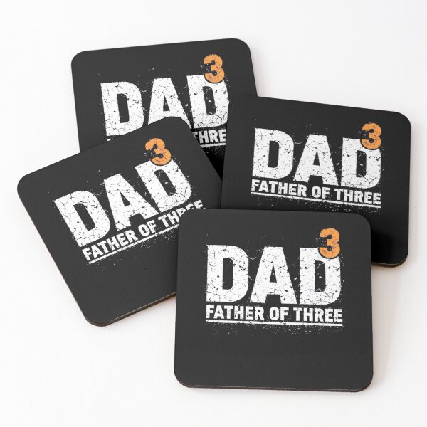 Item preview, Dad Cubed Men Dad of Three Fathers Day Father of 3 Papa designed and sold by clothesy7.