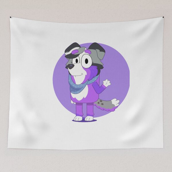 Item preview, Bluey Bandit Violet designed and sold by Twelvecloth.