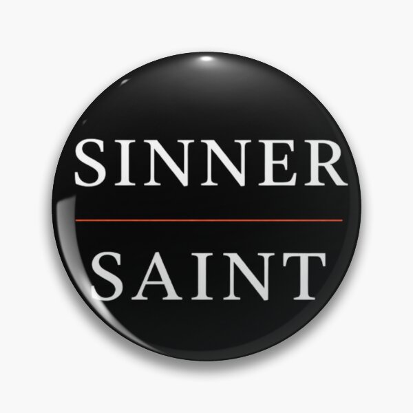Item preview, Sinner Saint Duality Typography designed and sold by Pelikanu12.