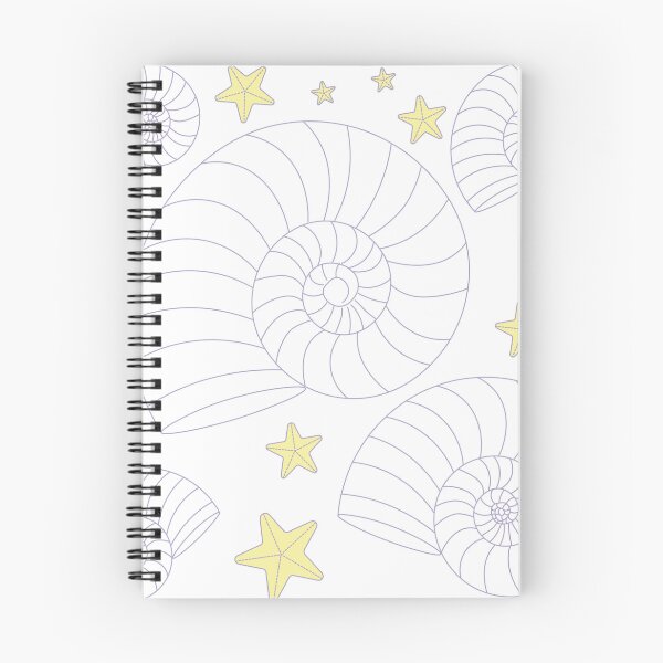 Item preview, Lavender Nautilus Shell Pattern – Coastal Ocean Minimalist Seashell & Starfish Aesthetic Design designed and sold by SurfaceLab.