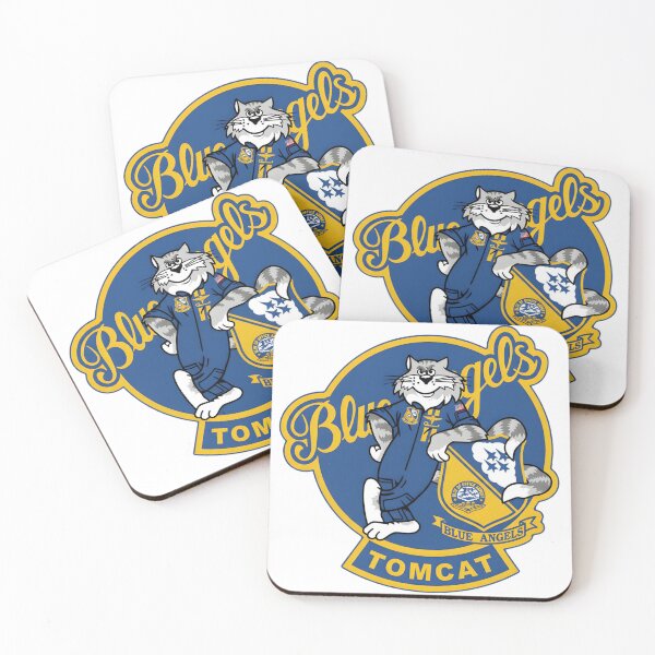 Item preview, Blue Angels Tomcat Mascot Cartoon Aviation Patch Design designed and sold by CharlieDesings.