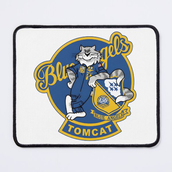 Item preview, Blue Angels Tomcat Mascot Cartoon Aviation Patch Design designed and sold by CharlieDesings.