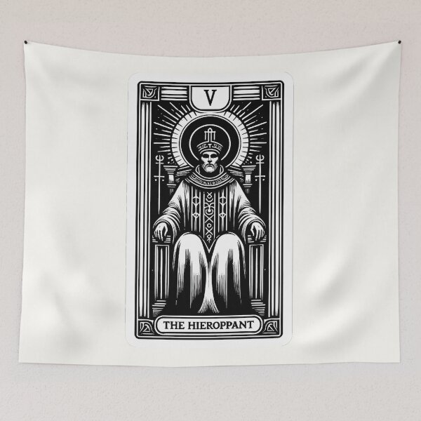 Item preview, The Hierophant tarot card designed and sold by Roberta Calabrese.