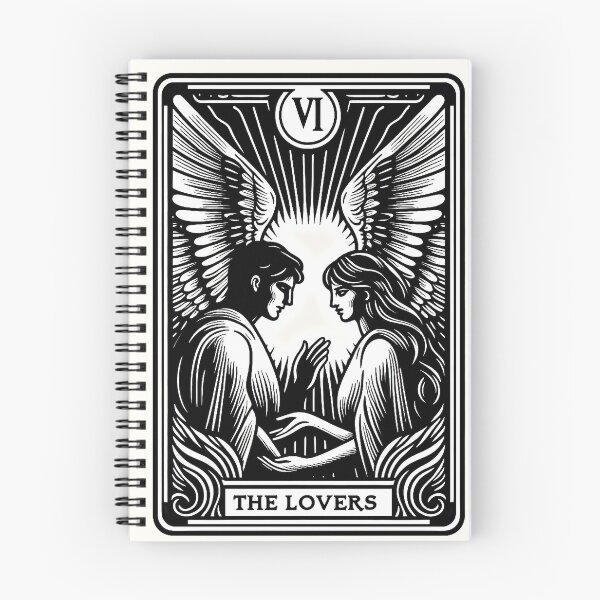 Item preview, The Lovers tarot card designed and sold by Roberta Calabrese.