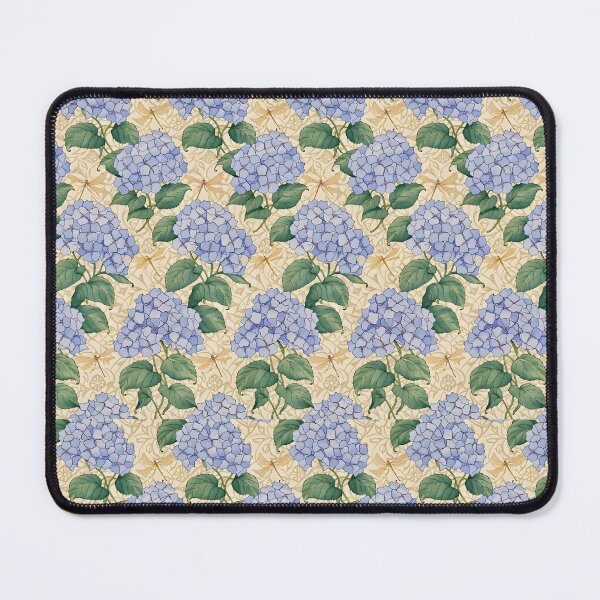 Item preview, Art Nouveau Hydrangea Pattern with Dragonflies – Vintage Botanical Floral Design designed and sold by EmiliaBassano.