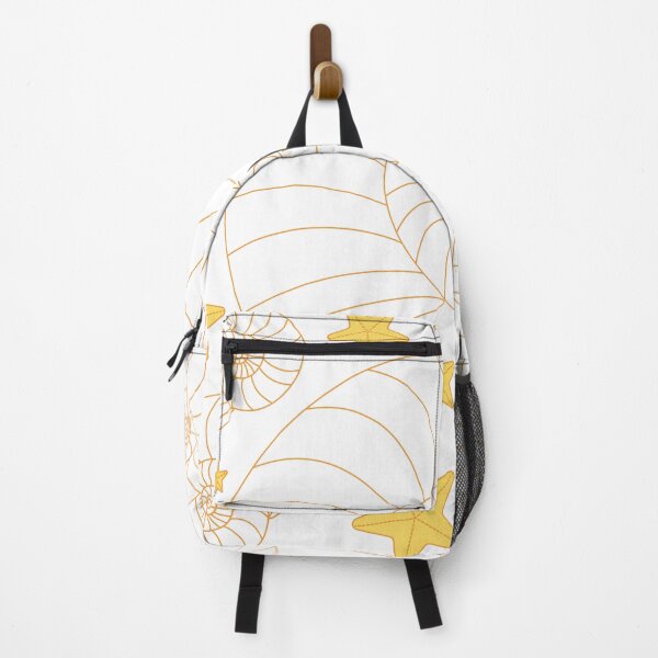 Item preview, Orange Nautilus Shell Pattern – Coastal Ocean Minimalist Seashell & Starfish Aesthetic Design designed and sold by SurfaceLab.