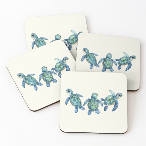 Item preview, Three small sea turtles designed and sold by LiskoDesign.