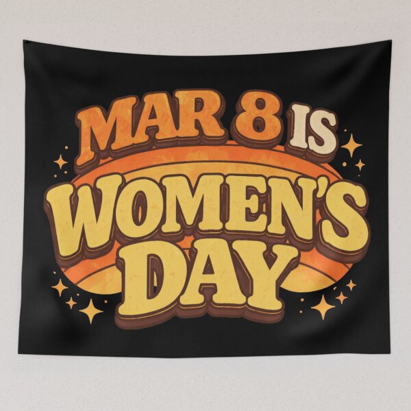 Item preview, Vintage Sunset Womens Day Typography designed and sold by Iuqiune.