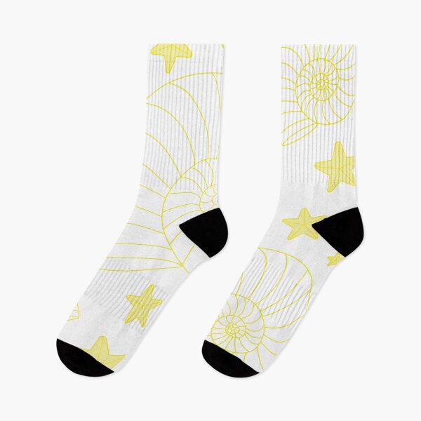 Item preview, Yellow Nautilus Shell Pattern – Coastal Ocean Minimalist Seashell & Starfish Aesthetic Design designed and sold by SurfaceLab.