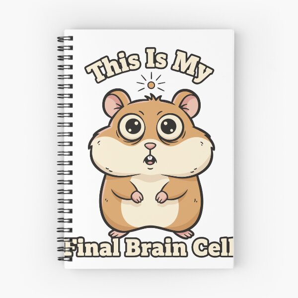Item preview, This Is My Final Brain Cell Funny Hamster designed and sold by Snout & Shout..