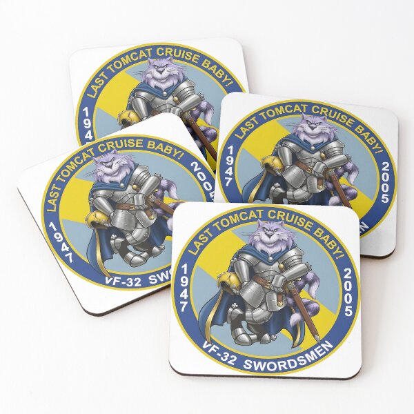 Item preview, VF-32 Swordsmen Last Tomcat Cruise Commemorative Knight Patch designed and sold by CharlieDesings.