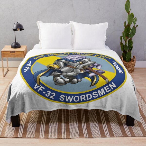Item preview, VF-32 Swordsmen Last Tomcat Cruise Commemorative Knight Patch designed and sold by CharlieDesings.