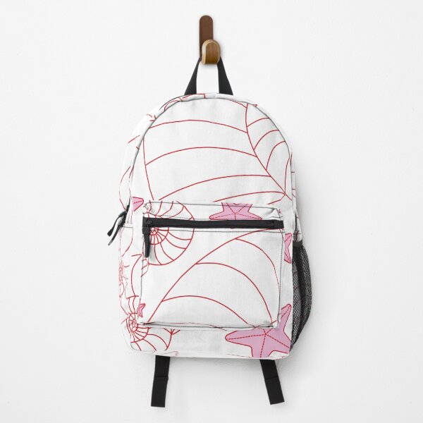 Item preview, Red Nautilus Shell Pattern – Coastal Ocean Minimalist Seashell & Starfish Aesthetic Design designed and sold by SurfaceLab.