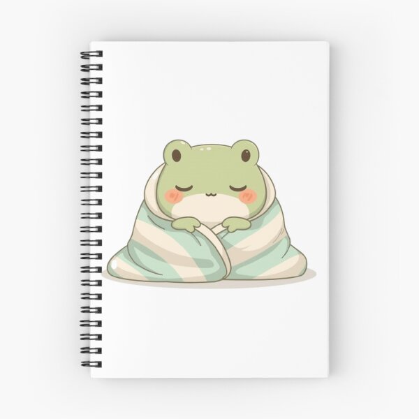 Item preview, Cozy Frog in Blanket designed and sold by PastelPaws Atelier.