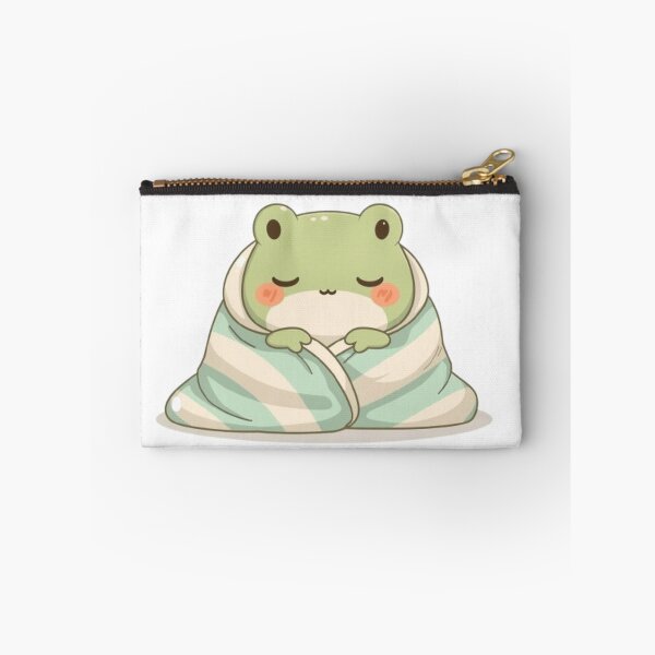Item preview, Cozy Frog in Blanket designed and sold by PastelPaws Atelier.